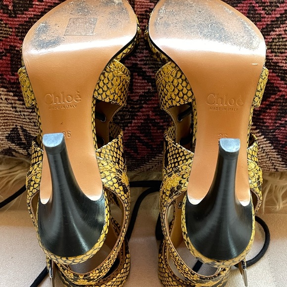 Chloe Rylee Python Sandals😎😎😎 - Picture 10 of 15